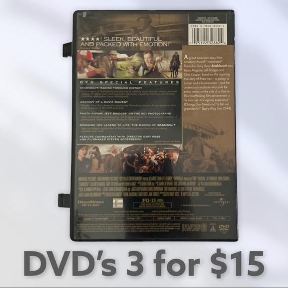 📀 Seabiscuit DVD movie 📀 - Picture 3 of 3